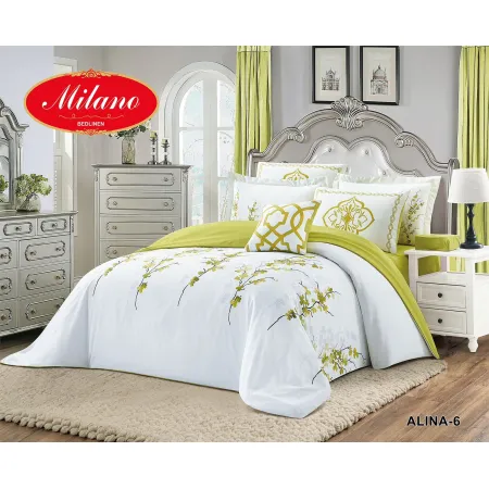 Milanobedlinen Comforter Alina Printed King 9pcs Set